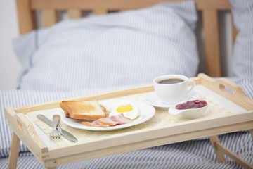 Breakfast on the bed