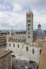 Fototapeta premium Cattedrale di Santa Maria Assunta - Siena, Toscana, Italia
