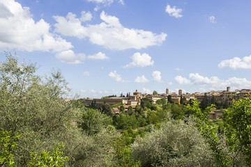 Fototapeta na wymiar Panorama - Siena, Toskania, Włochy