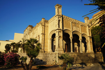 Fototapeta premium The church of Saint Mary in the historical center of Palermo