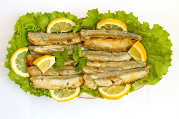 Grilled Capelin, top view