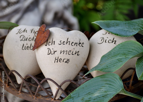 "Ich schenke Dir mein Herz" Stockfotos und lizenzfreie Bilder auf