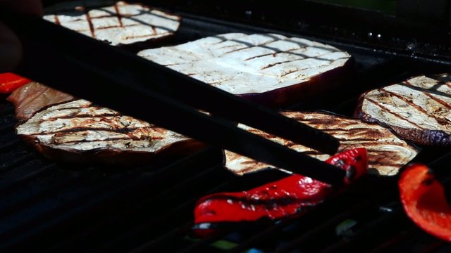 verdure grigliate barbecue dettaglio
