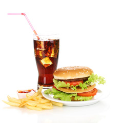 Big and tasty hamburger