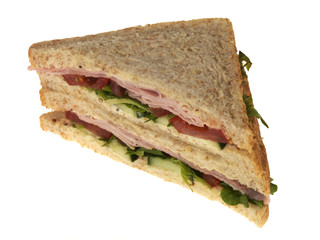 Ham and Salad Sandwich