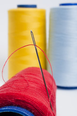 Bobbin and Needle Closeup