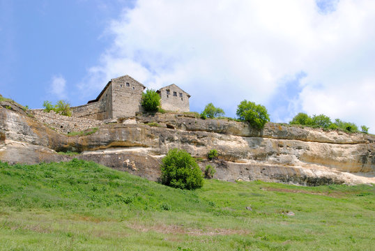 Cave city karaite Chufut-kale, Ukraine, Crimea