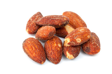 Almonds, salt and baking