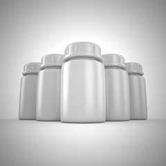 Group of pill bottles