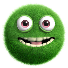 green furry monster © Albert Ziganshin