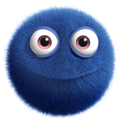 blue cute monster © Albert Ziganshin