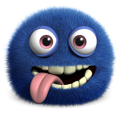blue cute monster © Albert Ziganshin