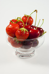 Erdbeeren und Kirschen