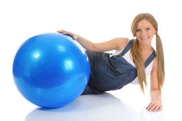 Beautiful pregnant woman