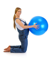 Beautiful pregnant woman