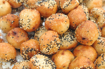 Thai sweet dish with spicy seeds