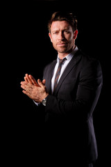 business man in a suit and a tie