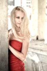 Naklejka premium blonde