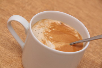 taza de café con leche