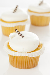 Vanilla Frosted Cupcake