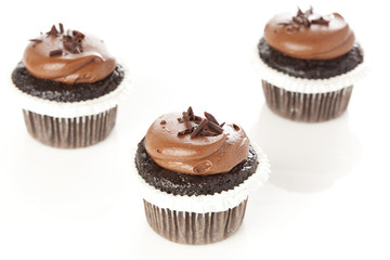 Chocolate Frosted Cupcake