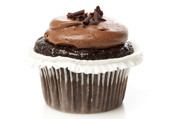 Chocolate Frosted Cupcake