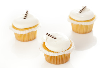 Vanilla Frosted Cupcake