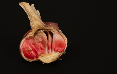Split garlic