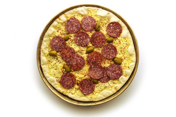 Pizza cruda Raw pizza 原料比萨