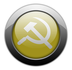 Yellow Metallic Orb Button 