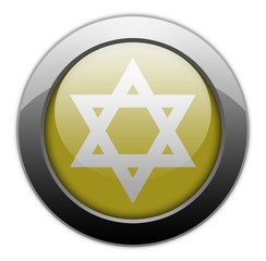 Yellow Metallic Orb Button 