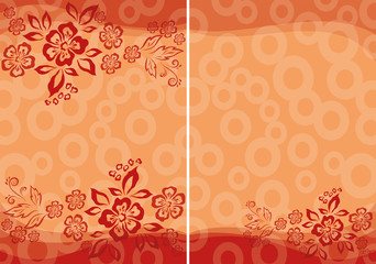 Abstract floral background