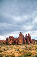 Scenic view at Arches National Park, Utah, USA