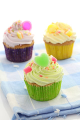colorful cupcakes