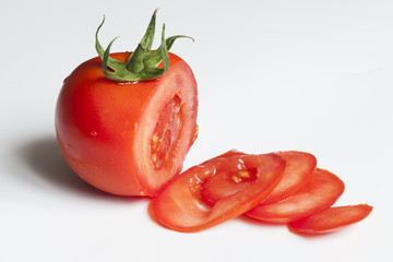 Tomate rouge salade