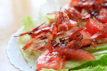 ‪Salad‬ 野菜サラダ（トマト＆ベーコン）