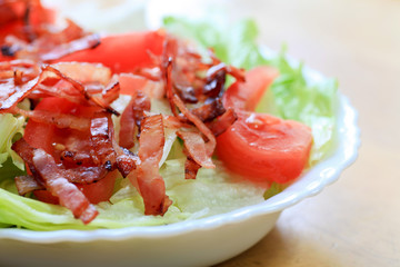 ‪Salad‬ 野菜サラダ（トマト＆ベーコン）
