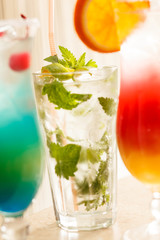 cocktails in the bar