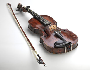 Fototapeta na wymiar Klasyczny przyrząd skrzypce