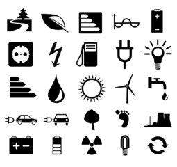 Icons Enviroment and Energy