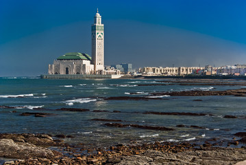 King Hassan II Mosque, Casablanca, Morocco © davidionut