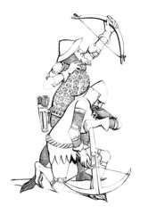 Crossbowmen, Arbalétriers, Armbrustschütze - 14th