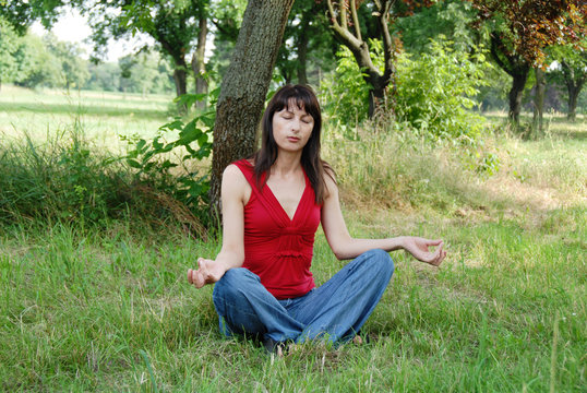 Woman meditation