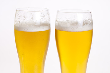 Beer isolated on white background