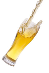Beer isolated on white background