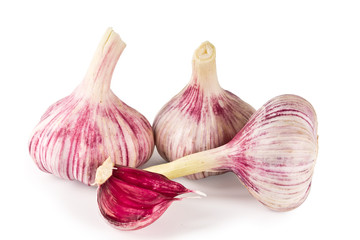 three heads of garlic