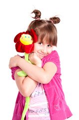 Girl with flower
