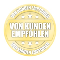 button 201204 von kunden empfohlen I