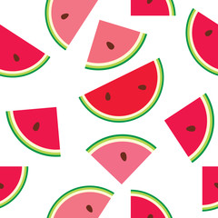 seamless pattern of watermelon