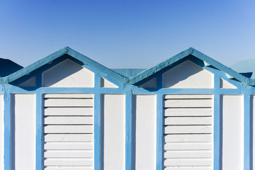 beach hut in Rimini, Italy